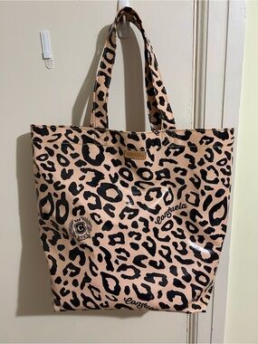 Consuela Leopard Print Tote Bag -